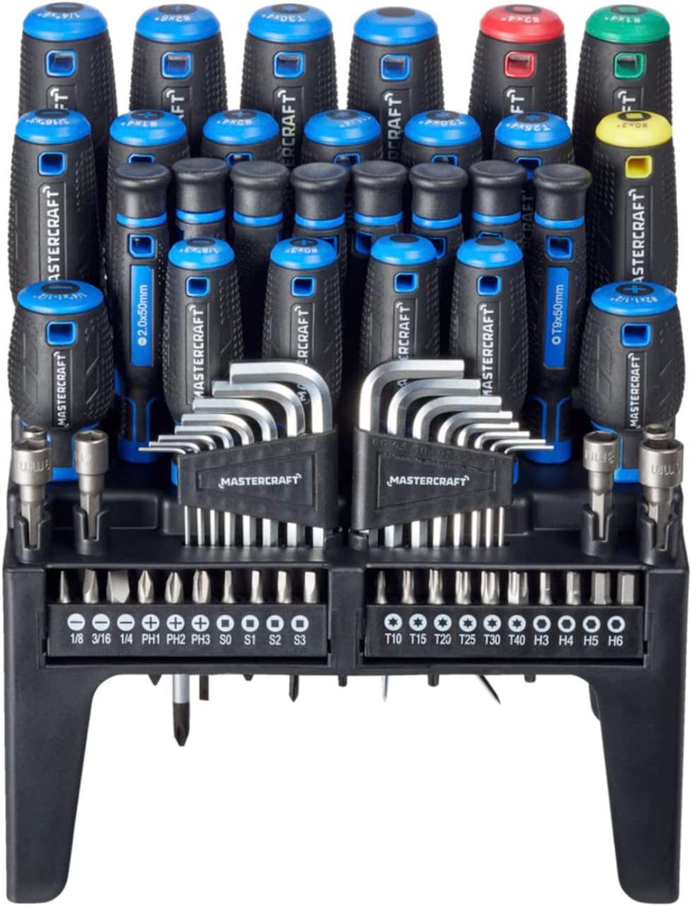 Mastercraft Screwdriver Set with Stand, 69 pc.